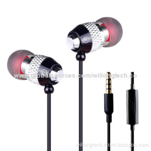 Metal Earphones for Samsung Galaxy/Note with Digital Stereo Sound